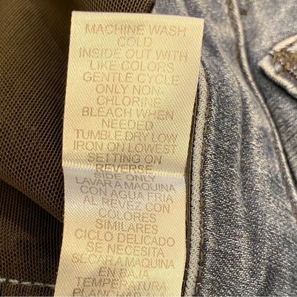 Democracy 8 Ab Solution Jeans Womens Straight Leg Mid Rise Stretch B2302Q4P2 - Picture 9 of 12